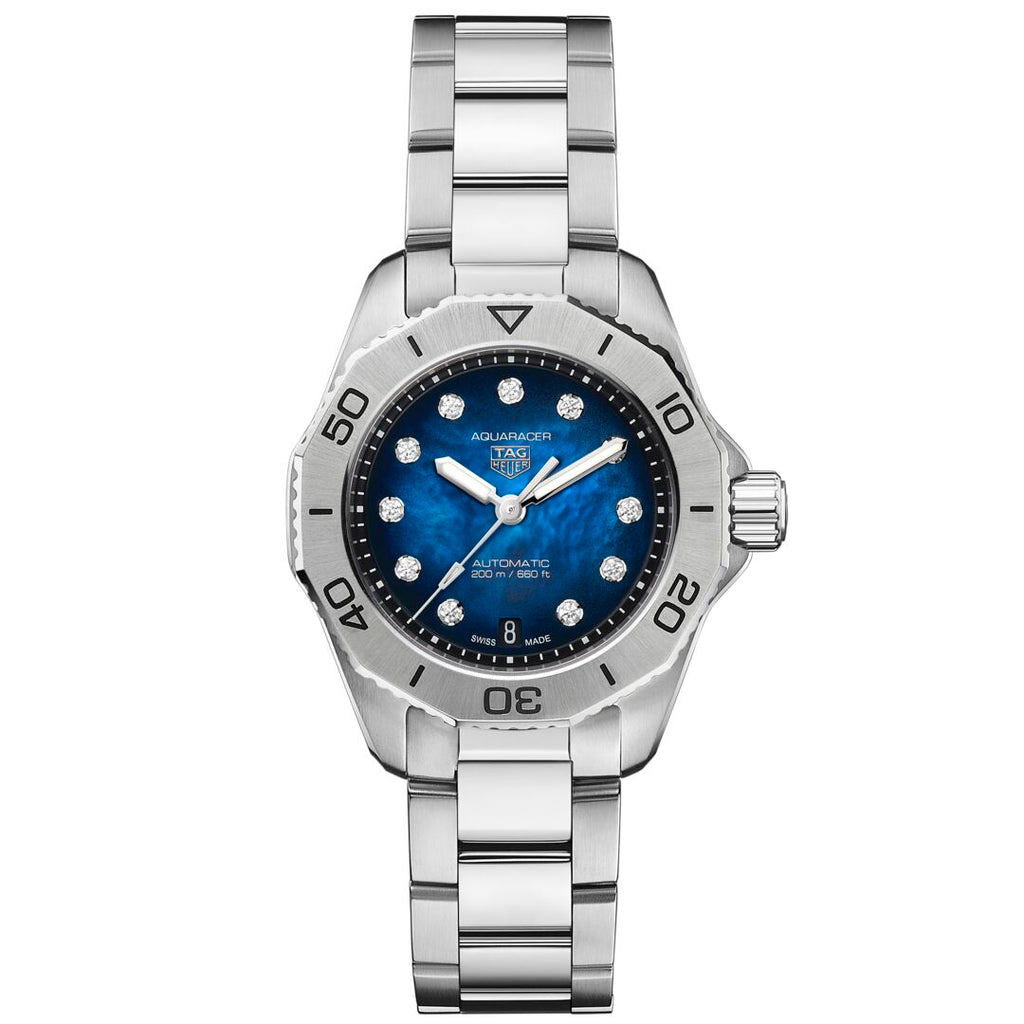 TGHR Aquaracer Professional 200 Date with Blue Dial