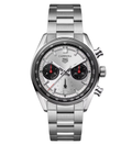 TGHR Carrera Chronograph Watch with Stainless Steel Bracelet