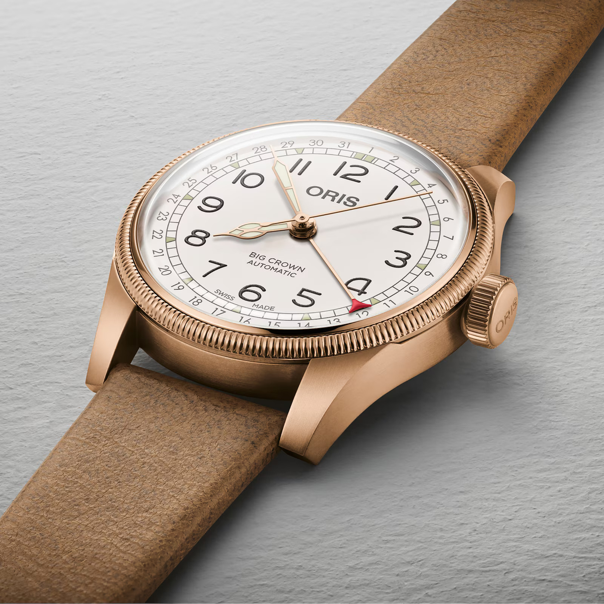 ORS Father Time Limited Edition Watch with White Dial, 40mm