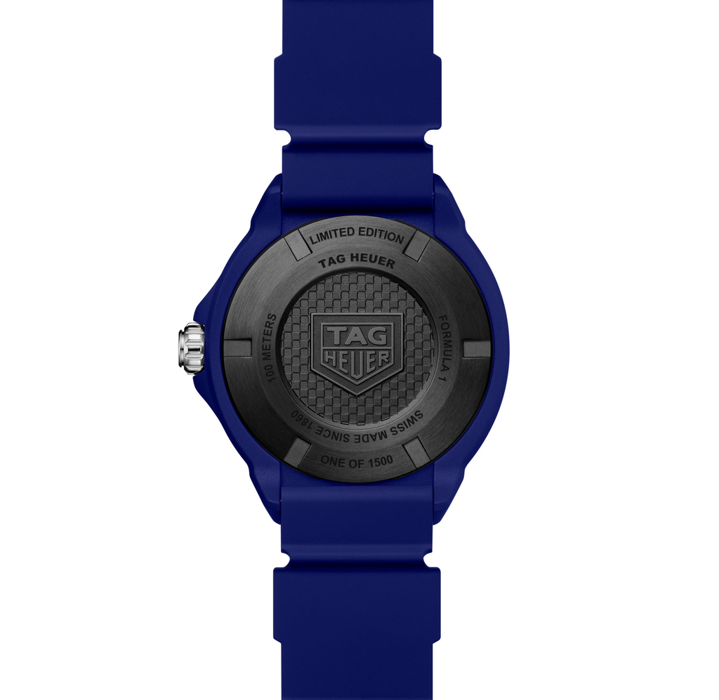 TGHR Formula 1 Solargraph Watch with Blue Rubber Strap, Limited Edition