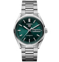TGHR Carrera Day-Date Watch with Deep Green Dial