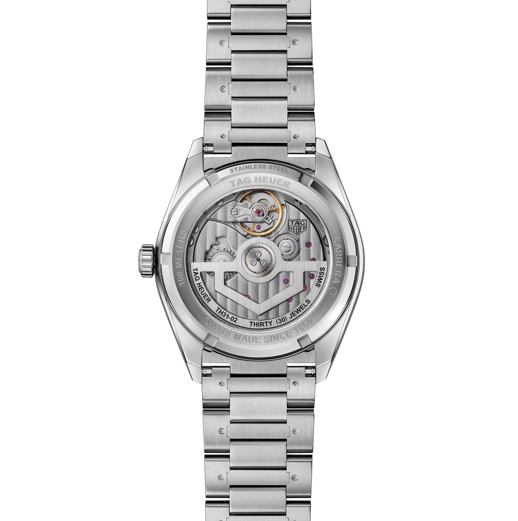 TGHR Carrera Day-Date Watch with Beige Dial