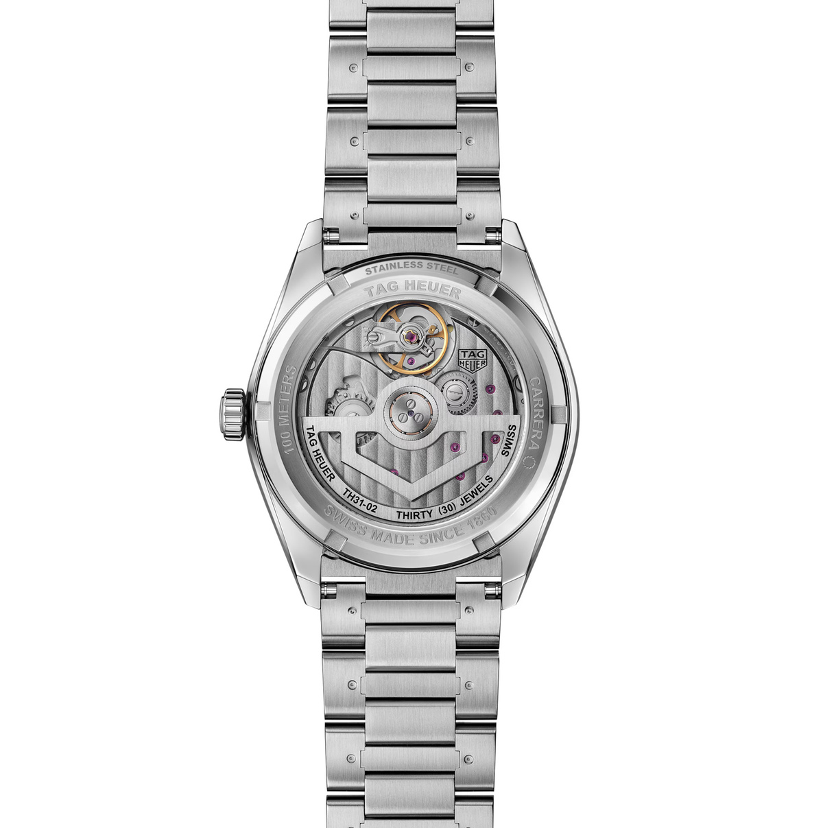 TGHR Carrera Day-Date Watch with Beige Dial