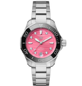 TGHR Aquaracer Professional 300 Watch with a Pink Dial