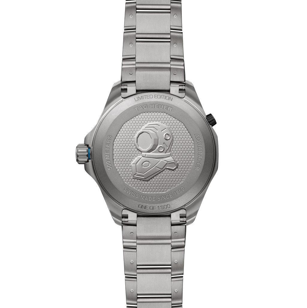 TGHR Aquaracer Professional 500 Date Watch with Black Gradient Lacquered Dial, Limited Edition