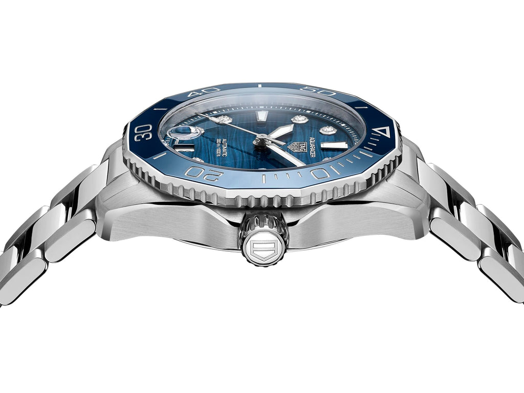 TGHR Ladies' Aquaracer Professional 300, 36mm with Blue Diamond Dial