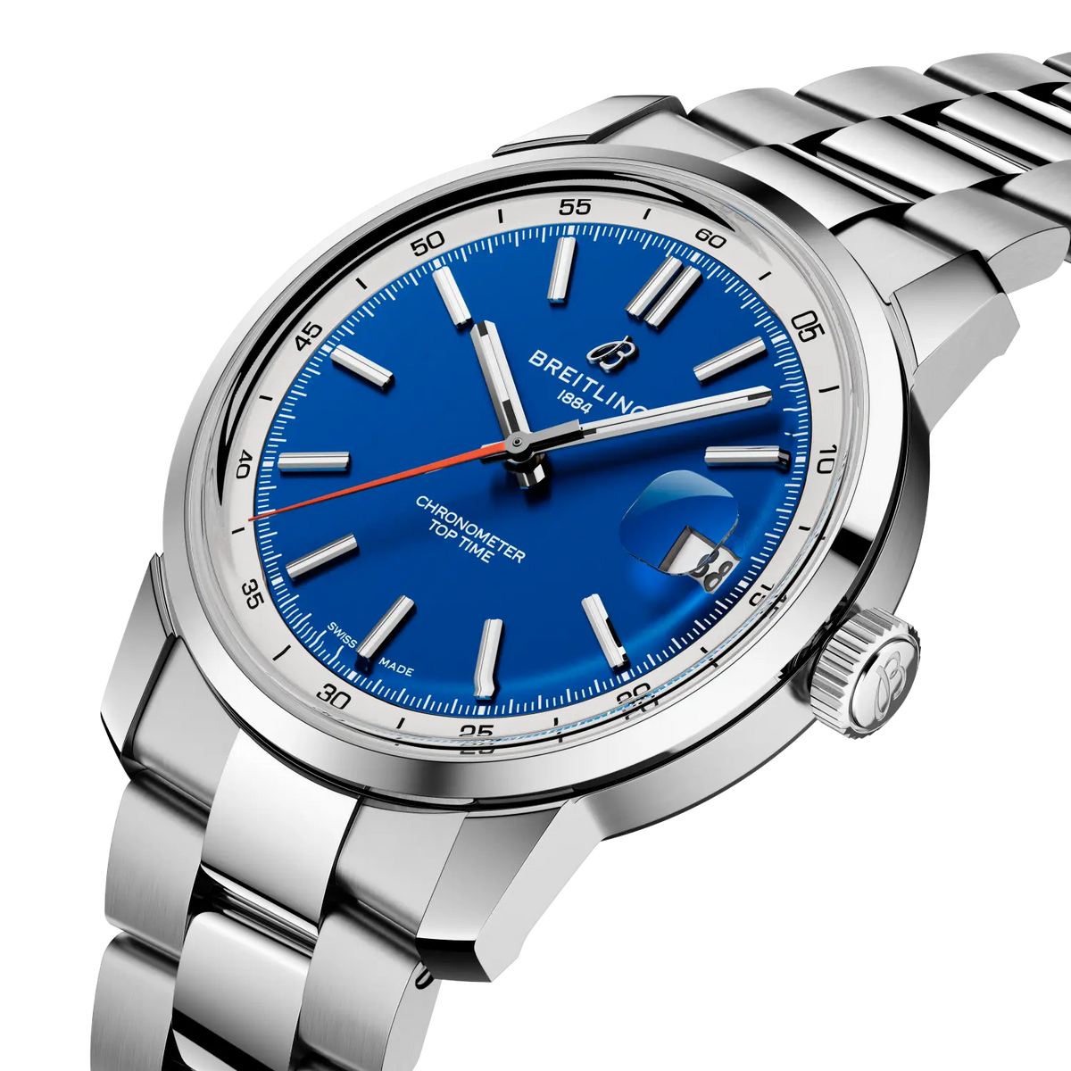 BRT Top Time B31 38mm Watch with Blue Dial
